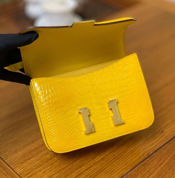 1:1 Replica Hermes Constance White/Grey/Green/Yellow For Women 19cm / 7.4in