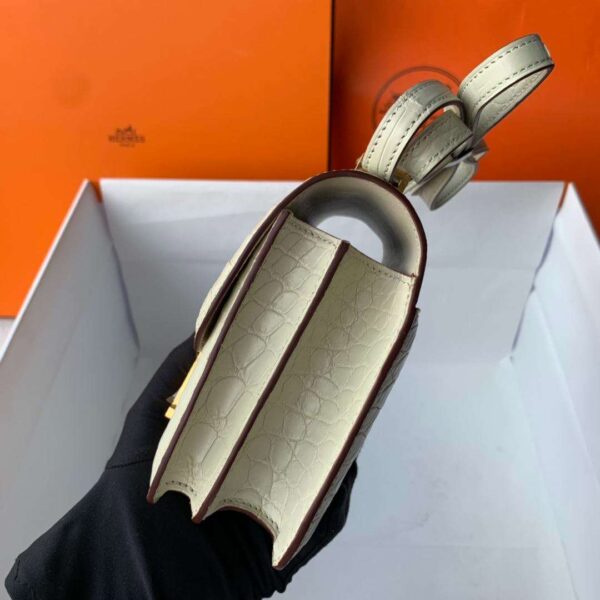 1:1 Replica Hermes Constance White/Grey/Green/Yellow For Women 19cm / 7.4in