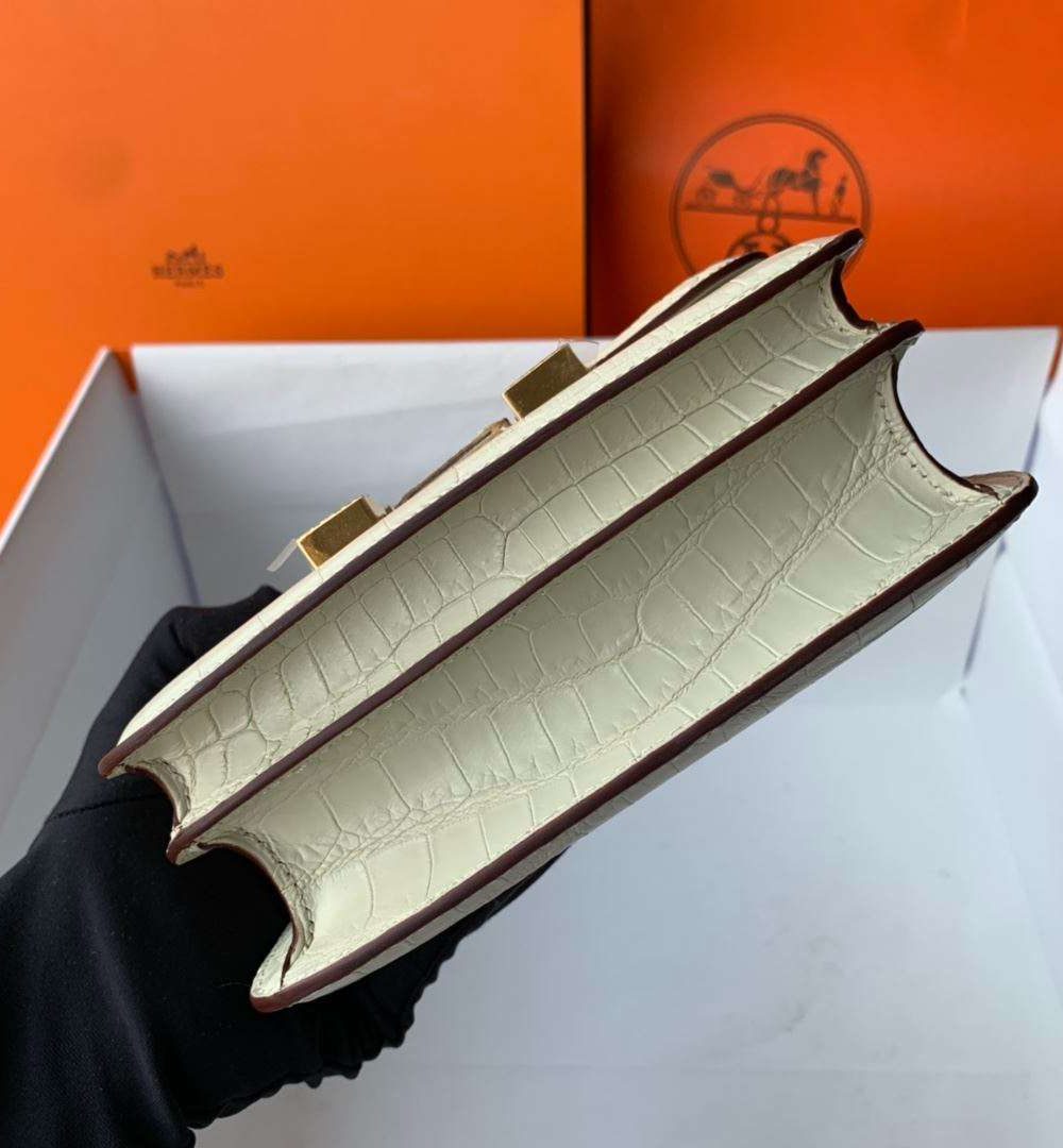 1:1 Replica Hermes Constance White/Grey/Green/Yellow For Women 19cm / 7.4in