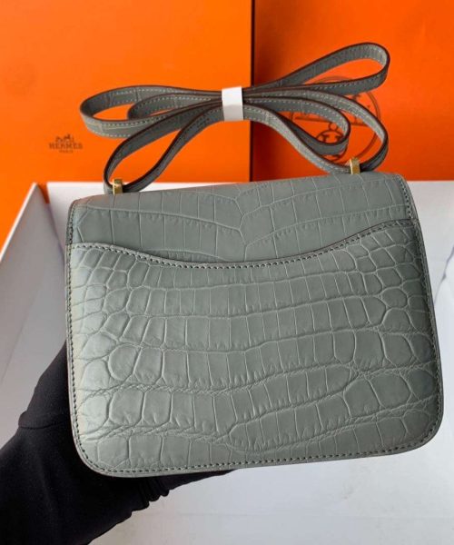 1:1 Replica Hermes Constance White/Grey/Green/Yellow For Women 19cm / 7.4in