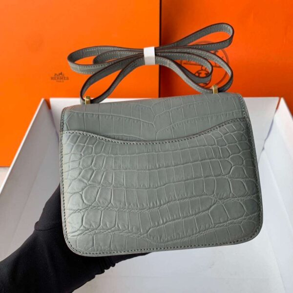 1:1 Replica Hermes Constance White/Grey/Green/Yellow For Women 19cm / 7.4in