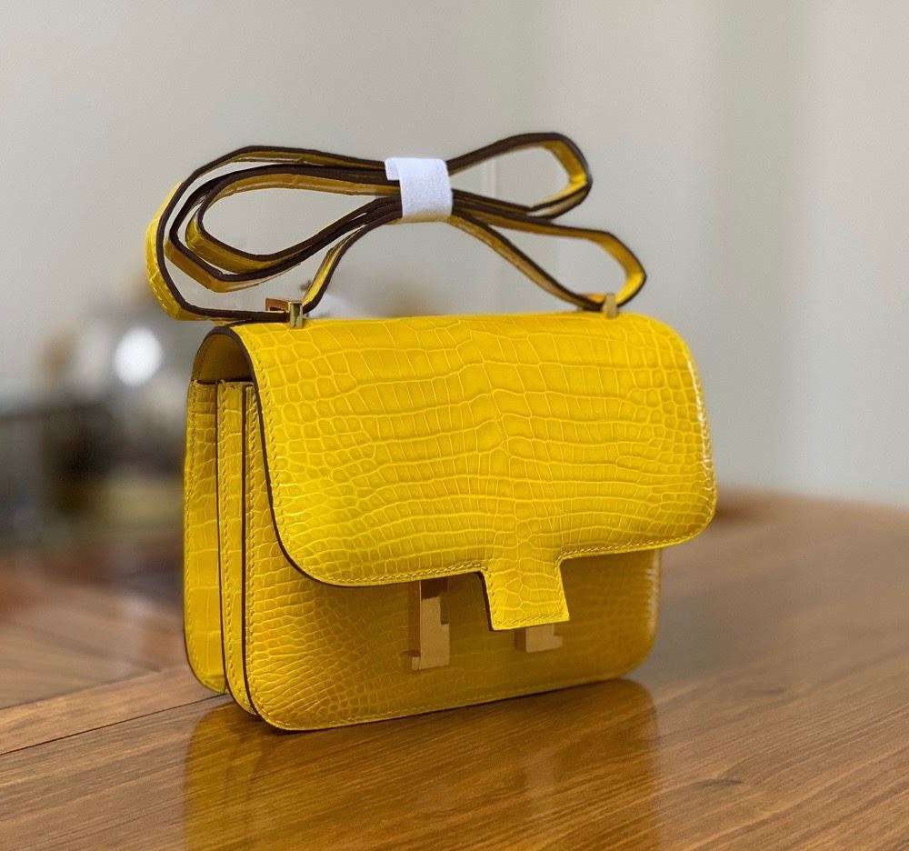 1:1 Replica Hermes Constance White/Grey/Green/Yellow For Women 19cm / 7.4in