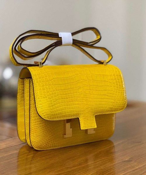 1:1 Replica Hermes Constance White/Grey/Green/Yellow For Women 19cm / 7.4in