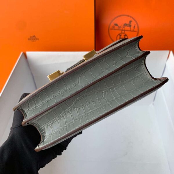 1:1 Replica Hermes Constance White/Grey/Green/Yellow For Women 19cm / 7.4in