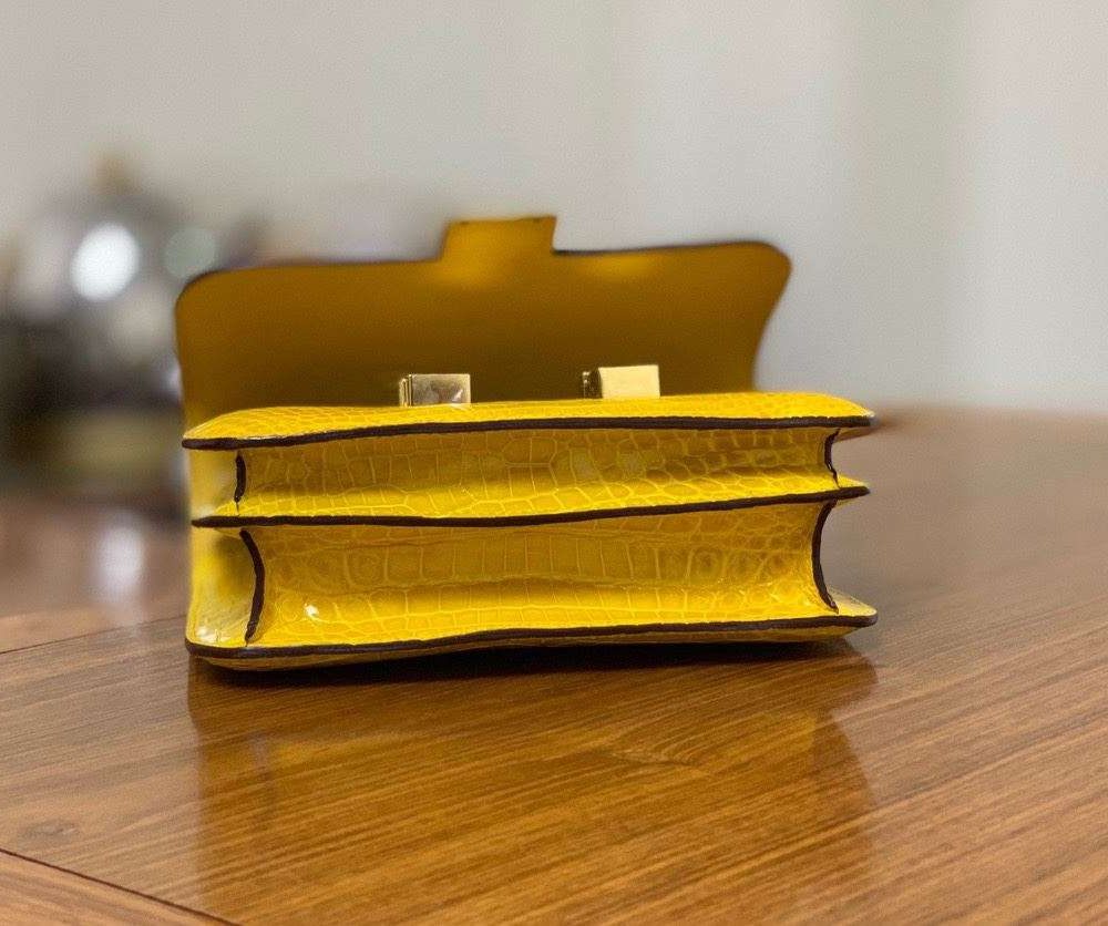 1:1 Replica Hermes Constance White/Grey/Green/Yellow For Women 19cm / 7.4in