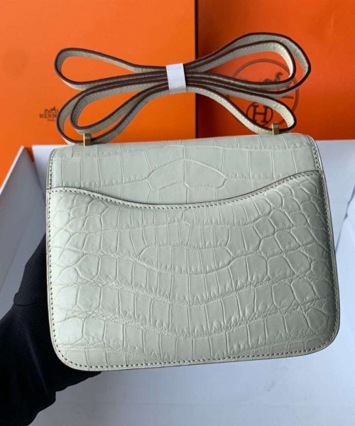 1:1 Replica Hermes Constance White/Grey/Green/Yellow For Women 19cm / 7.4in