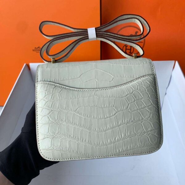 1:1 Replica Hermes Constance White/Grey/Green/Yellow For Women 19cm / 7.4in