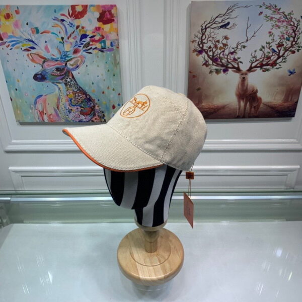 Hermes Davis H Primavera Cap Beige Hermes Cap