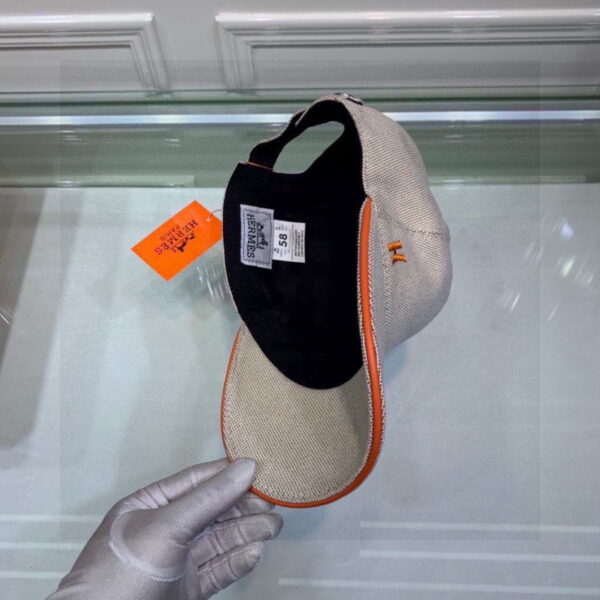 Hermes Davis H Primavera Cap Beige Hermes Cap