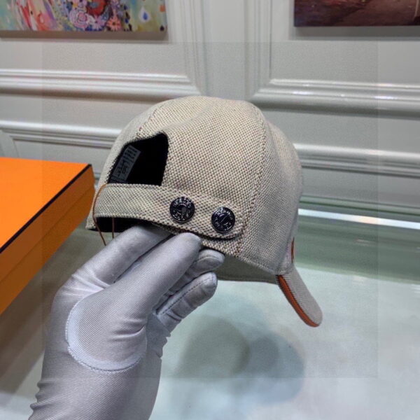 Hermes Davis H Primavera Cap Beige Hermes Cap