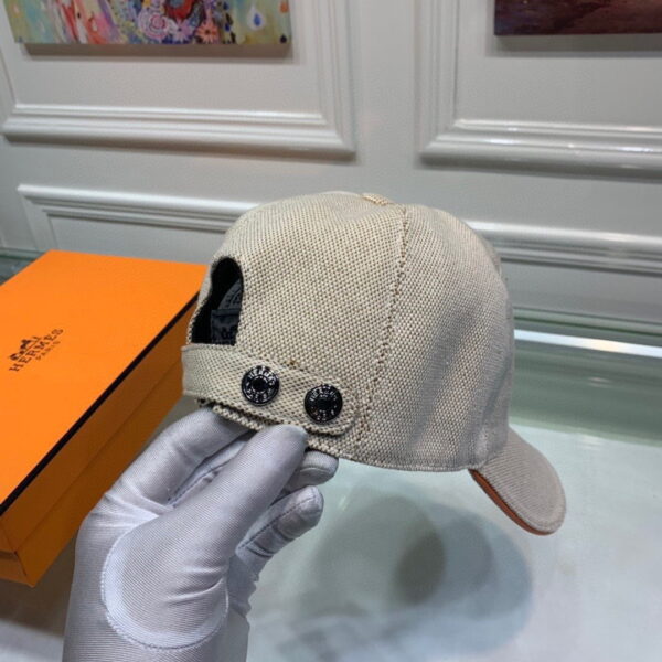 Hermes Davis H Primavera Cap Beige Hermes Cap