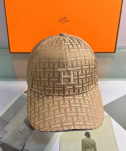 Hermes Davis H Primavera Cap Beige Hermes Cap