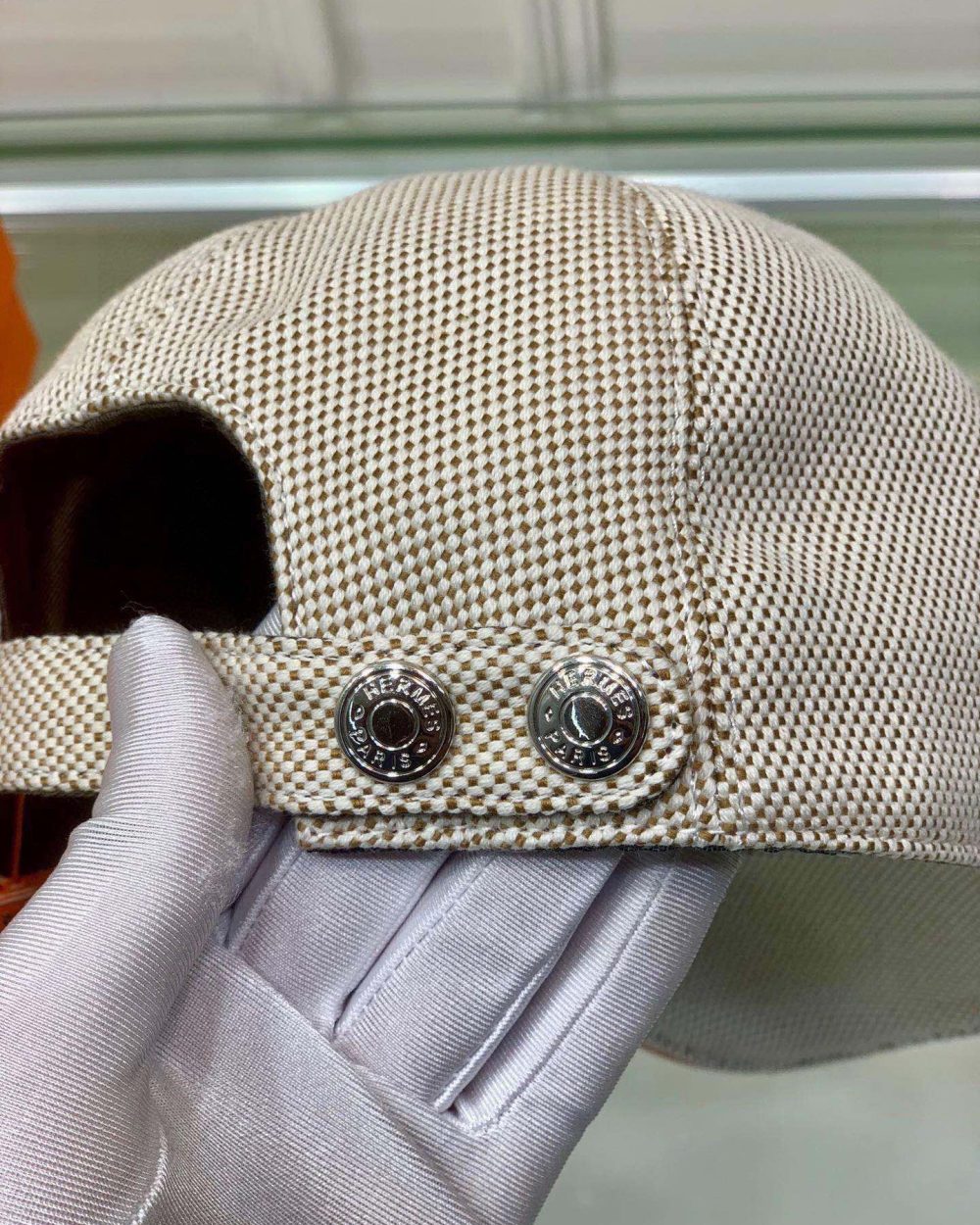 Hermes Davis H Primavera Cap Beige Hermes Cap