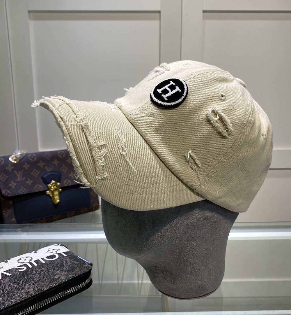 Hermes Davis H Primavera Cap Beige Hermes Cap