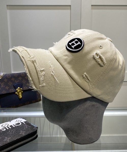 Hermes Davis H Primavera Cap Beige Hermes Cap