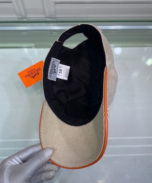 Hermes Davis H Primavera Cap Beige Hermes Cap