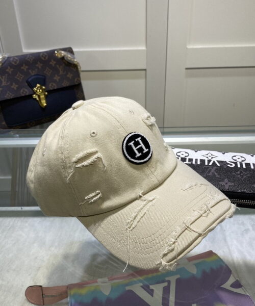 Hermes Davis H Primavera Cap Beige Hermes Cap
