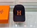 Hermes Davis H Primavera Cap Black Hermes Cap