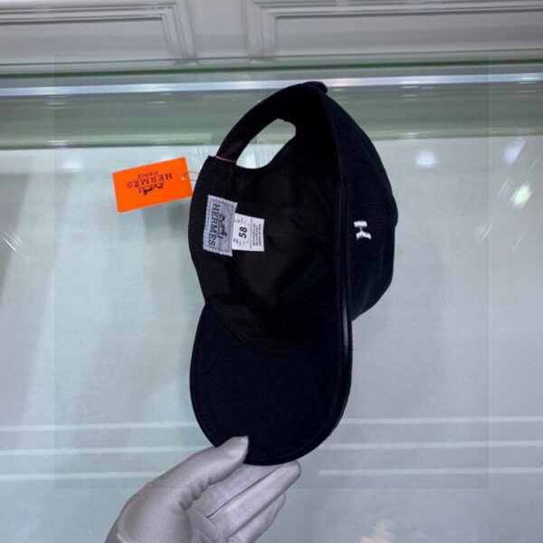 Hermes Davis H Primavera Cap Black Hermes Cap