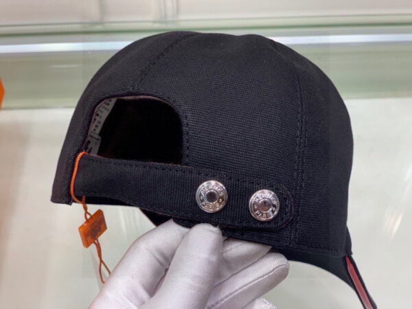 Hermes Davis H Primavera Cap Black Hermes Cap