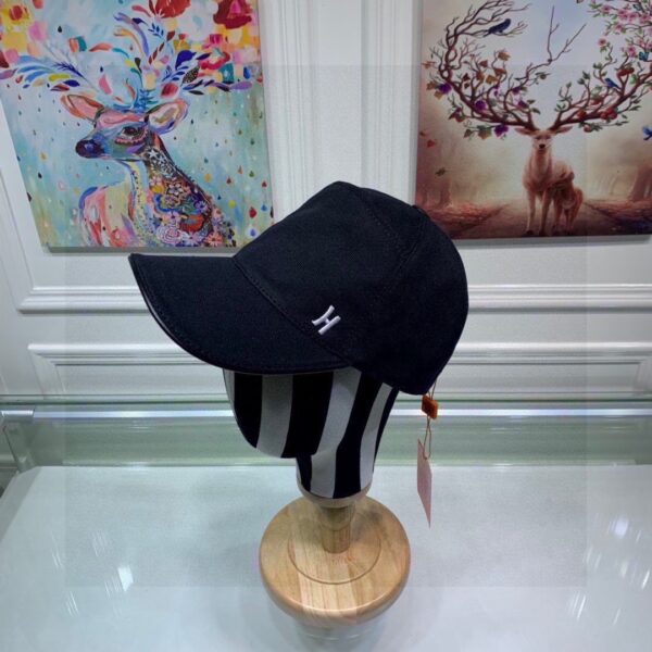 Hermes Davis H Primavera Cap Black Hermes Cap