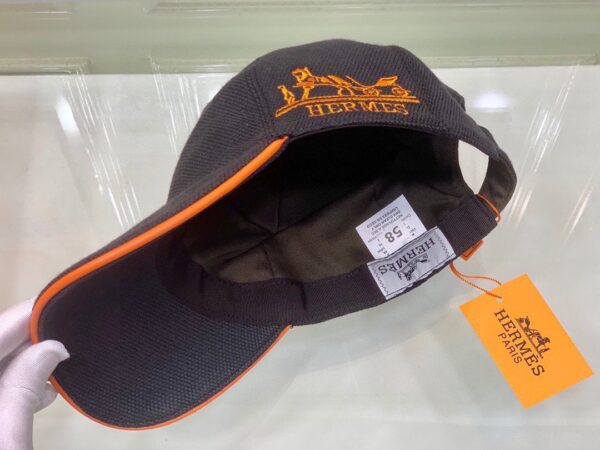 Hermes Davis H Primavera Cap Black Hermes Cap