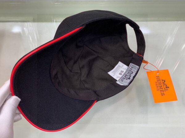 Hermes Davis H Primavera Cap Black Hermes Cap
