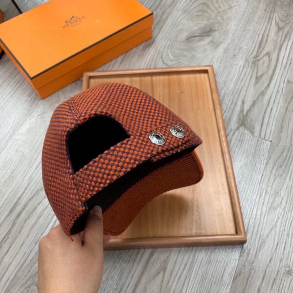 Hermes Davis H Primavera Cap Caro Brown Hermes Cap