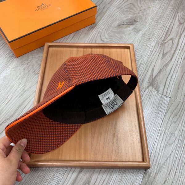 Hermes Davis H Primavera Cap Caro Brown Hermes Cap