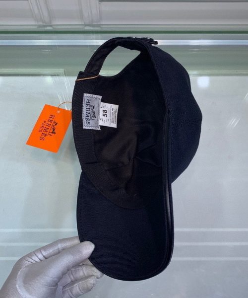 Hermes Davis H Primavera Cap Dark Blue Hermes Cap