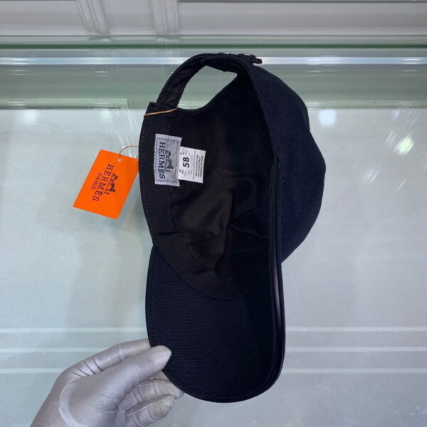 Hermes Davis H Primavera Cap Dark Blue Hermes Cap