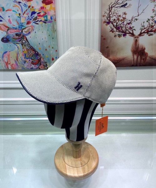 Hermes Davis H Primavera Cap Grey Hermes Cap