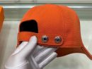 Hermes Davis H Primavera Cap Orange Hermes Cap