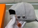 Hermes Davis H Primavera Grey Beige Hermes Cap