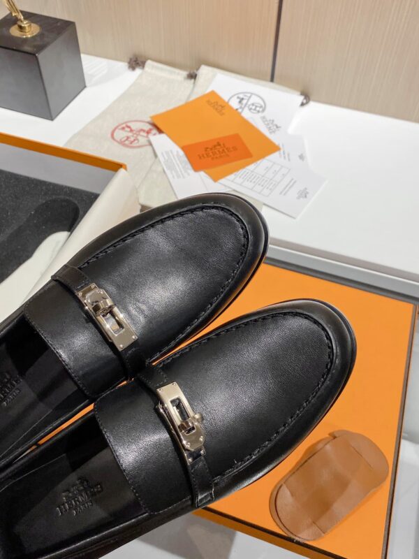 Hermes Destin Loafer Black For Women, Women's Shoes H212114Z 02390