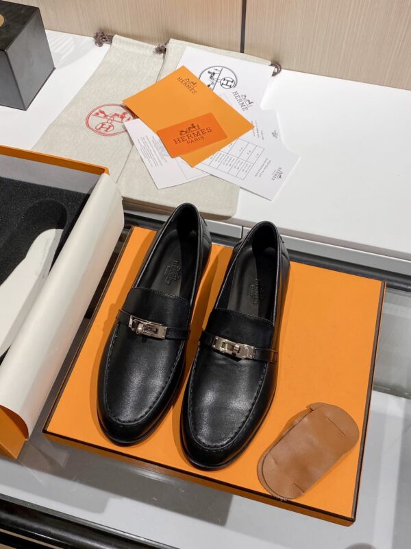 Hermes Destin Loafer Black For Women, Women's Shoes H212114Z 02390