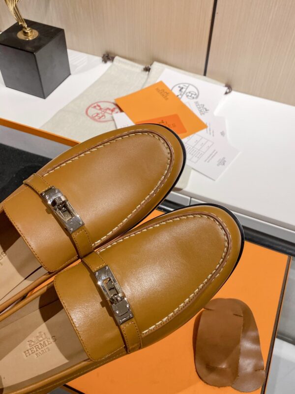 Hermes Destin Loafer Brown For Women, Women's Shoes H212114Z