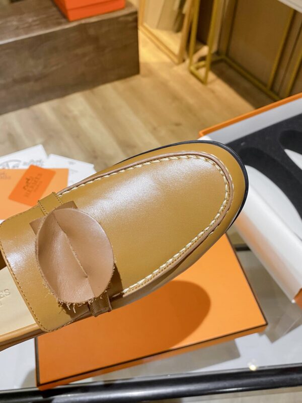 Hermes Destin Loafer Brown For Women, Women's Shoes H212114Z