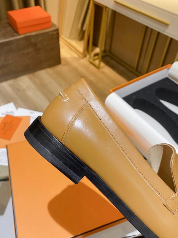 Hermes Destin Loafer Brown For Women, Women's Shoes H212114Z