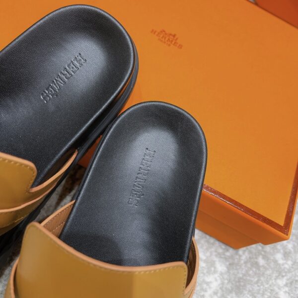 Hermes Elixir Sandal Brown For Women, Women's Shoes