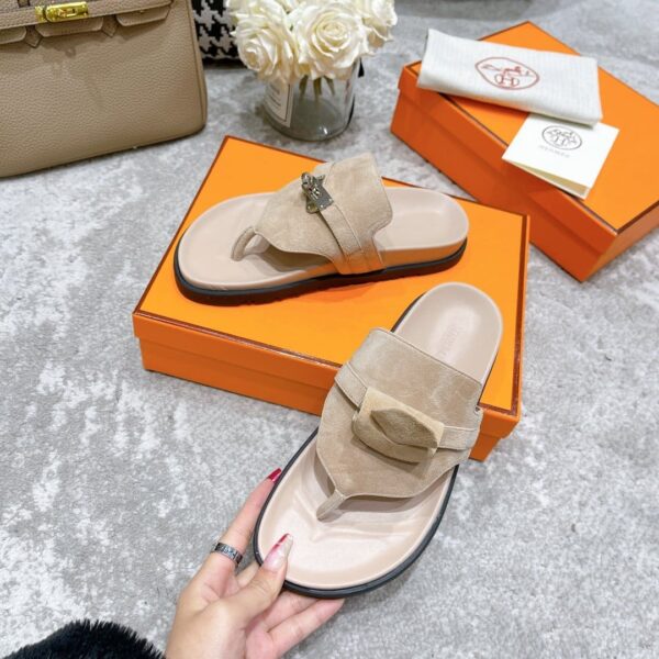 Hermes Empire Sandal Beige For Women, Women's Shoes H221075Z
