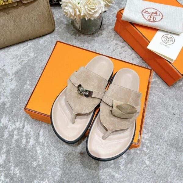 Hermes Empire Sandal Beige For Women, Women's Shoes H221075Z