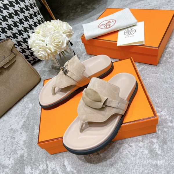 Hermes Empire Sandal Beige For Women, Women's Shoes H221075Z