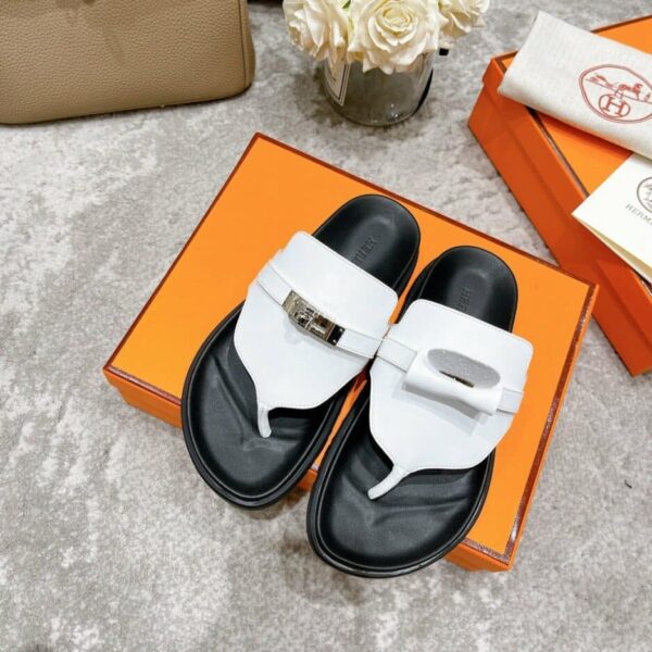 Hermes Empire Sandal White For Women, Women's Shoes H221074Z 90360
