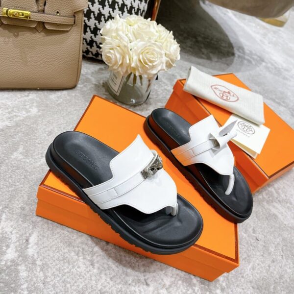 Hermes Empire Sandal White For Women, Women's Shoes H221074Z 90360