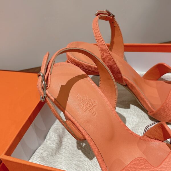 Hermes Eternite Sandal Light Orange For Women 2.7in/7cm