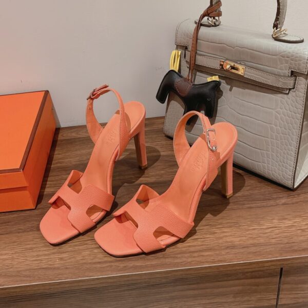 Hermes Eternite Sandal Light Orange For Women 2.7in/7cm