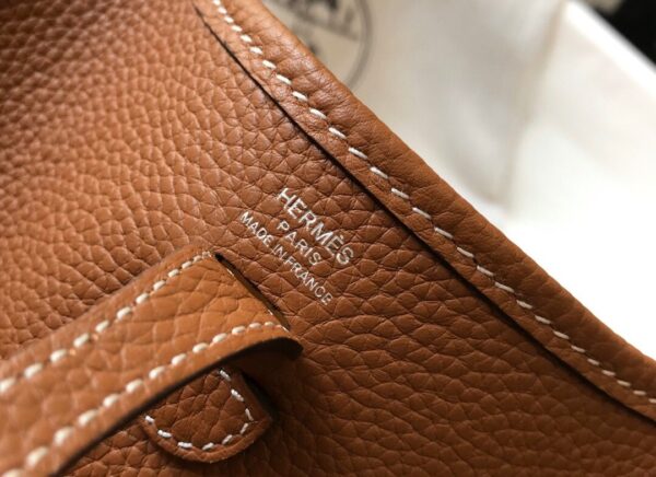 1:1 Replica Hermes Evelyne 16 Amazone Bag Brown With Silver-Toned Hardware For Women, Women's Shoulder And Crossbody Bags 6.3in/16cm