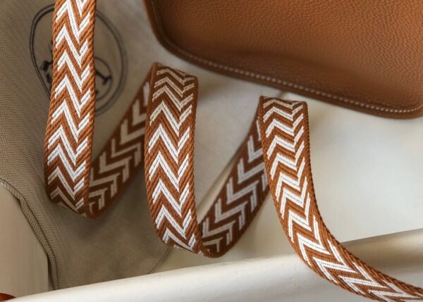 1:1 Replica Hermes Evelyne 16 Amazone Bag Brown With Silver-Toned Hardware For Women, Women's Shoulder And Crossbody Bags 6.3in/16cm