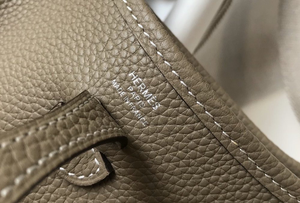 1:1 Replica Hermes Evelyne 16 Amazone Bag Greige With Silver-Toned Hardware For Women, Women's Shoulder And Crossbody Bags 6.3in/16cm